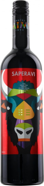 Vin  roşu sec - AnimAliens Saperavi 2017, 0.75L, Castel Mimi