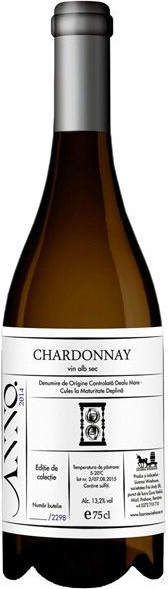 Vin  alb sec - Anno Chardonnay 2016, 0.75L, Licorna WineHouse