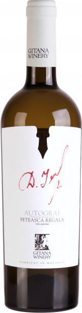 Vin  alb sec - Autograf Feteasca Regala 2016, 0.75L, Gitana Winery