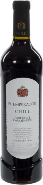 Vin  roşu sec - Cabernet Carmenere 2017, 0.75L, El Emperador