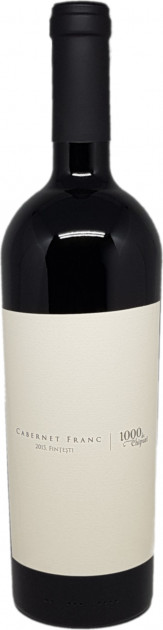 Vin  roşu sec - Cabernet Franc 2015, 0.75L, 1000 de Chipuri