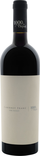 Vin  roşu sec - Cabernet Franc 2020, 0.75L, 1000 de Chipuri