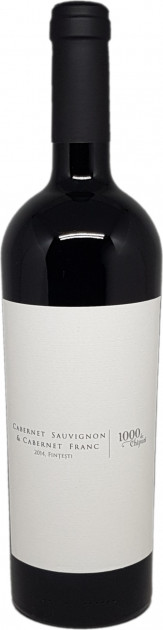 Vin  roşu sec - Cabernet Sauvignon & Cabernet Franc 2014, 0.75L, 1000 de Chipuri