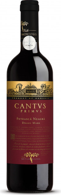 Vin  roşu sec - Cantus Primus Feteasca Neagra 2017, 0.75L, Viile Metamorfosis