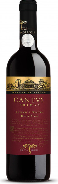 Vin  roşu sec - Cantus Primus Feteasca Neagra MAGNUM 2018, 1.5L, Viile Metamorfosis