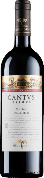 Vin  roşu sec - Cantus Primus Merlot 2020, 0.75L, Viile Metamorfosis