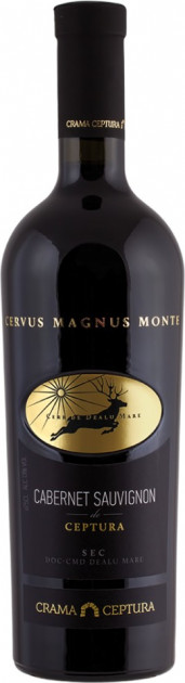 Vin  roşu sec - Cervus Magnus Monte Cabernet Sauvignon 2017, 0.75L, Crama Ceptura