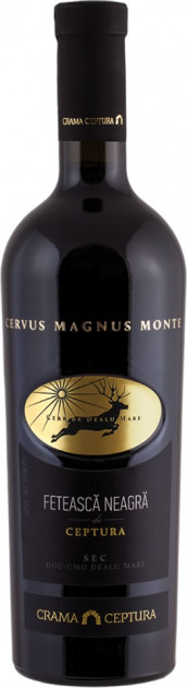 Vin  roşu sec - Cervus Magnus Monte Feteasca Neagra 2017, 0.75L, Crama Ceptura