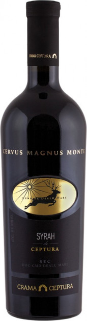 Vin  roşu sec - Cervus Magnus Monte Syrah 2017, 0.75L, Crama Ceptura