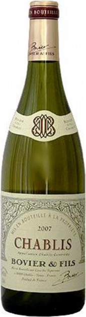 Vin  alb sec - Chablis 2016, 0.75L, Bovier & Fils