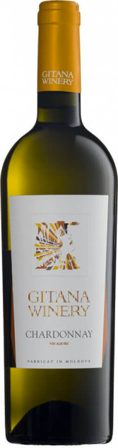 Vin  alb sec - Chardonnay Classico 2018, 0.75L, Gitana Winery