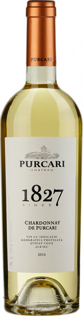 Vin  alb sec - Chardonnay de Purcari 2018, 0.75L, Purcari