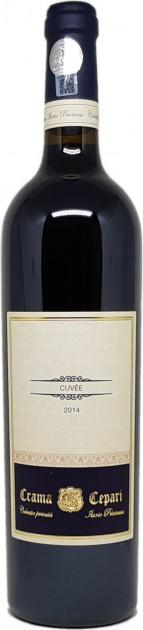 Vin  roşu sec - Cuvee Feteasca Neagra, Negru de Dragasani 2018, 0.75L, Crama Cepari