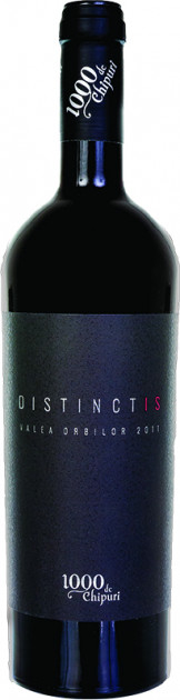 Vin  roşu sec - Distinctis 2017, 0.75L, 1000 de Chipuri