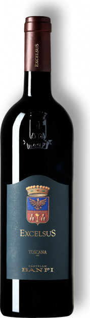 Vin  roşu sec - ExcelsuS 2015, 0.75L, Castello Banfi