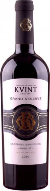 Vin  roşu sec - Grand Reserve 2015, 0.75L, KVINT