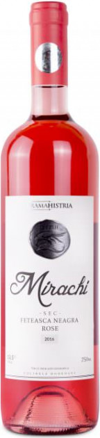 Vin  rose sec - Mirachi Feteasca Neagra Rose 2017, 0.75L, Crama Histria