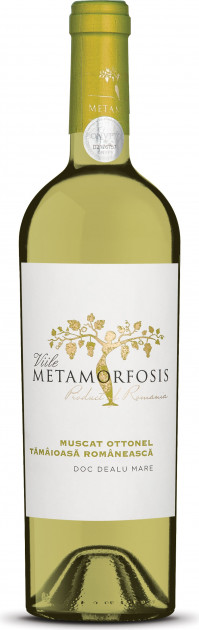 Vin  alb sec - Muscat Ottonel & Tamaioasa Romaneasca ECO 2017, 0.75L, Viile Metamorfosis