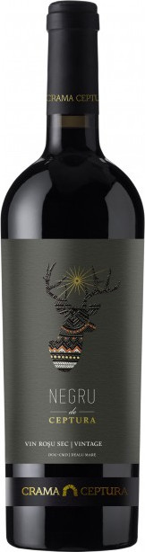 Vin  roşu sec - Negru de Ceptura 2020, 0.75L, Crama Ceptura