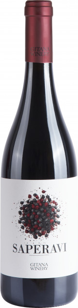Vin  roşu sec - Saperavi 2016, 0.75L, Gitana Winery