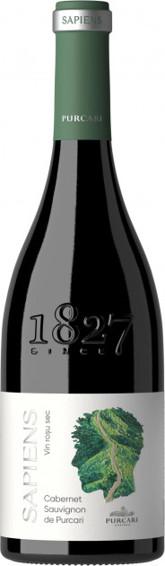 Vin  roşu sec - Sapiens Cabernet Sauvignon 2018, 0.75L, Purcari