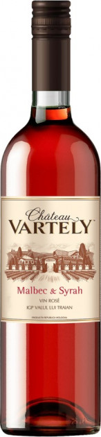 Vin  rose sec - Select Malbec & Syrah 2017, 0.75L, Chateau Vartely