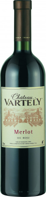Vin  roşu sec - Select Merlot 2017, 0.75L, Chateau Vartely