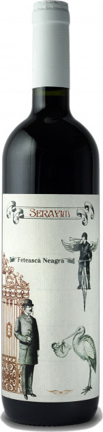Vin  roşu demisec - Serafim Feteasca Neagra 2016, 0.75L, Licorna WineHouse