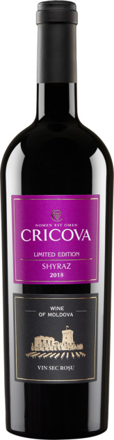 Vin  roşu sec - Shiraz Editie Limitata 2019, 0.75L, Cricova