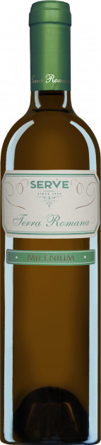 Vin  alb sec - Terra Romana Milenium Alb 2017, 0.75L, SERVE