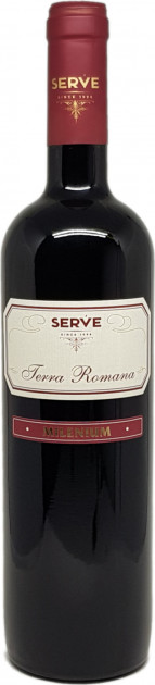 Vin  roşu sec - Terra Romana Milenium Rosu 2015, 0.75L, SERVE
