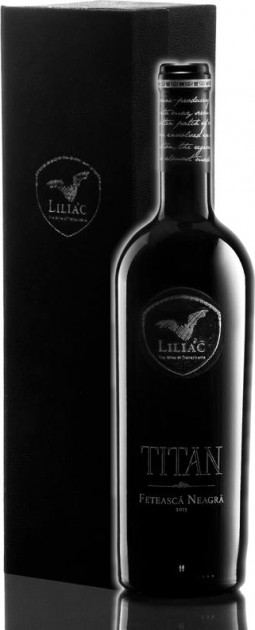 Vin  roşu sec - Titan Feteasca Neagra 2015, 0.75L, Liliac