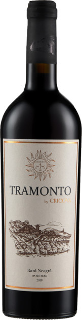 Vin  roşu sec - Tramonto Rara Neagra 2018, 0.75L, Cricova