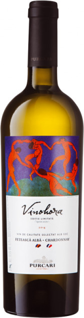 Vin  alb sec - Vinohora Feteasca Alba si Chardonnay 2018, 0.75L, Purcari