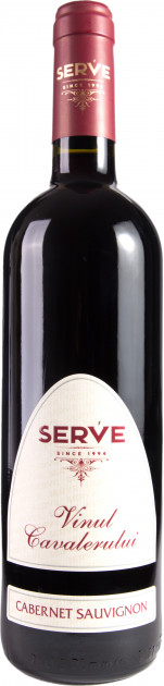 Vin  roşu sec - Vinul Cavalerului Cabernet Sauvignon 2015, 0.75L, SERVE