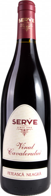 Vin  roşu sec - Vinul Cavalerului Feteasca Neagra 2015, 0.75L, SERVE